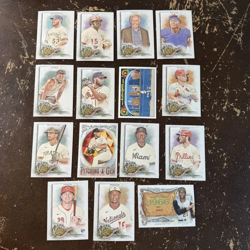 2022 Allen Ginter Baseball Cards Lot 200 + NM Witt Jr RC Ohtani Soto Acuna Jr